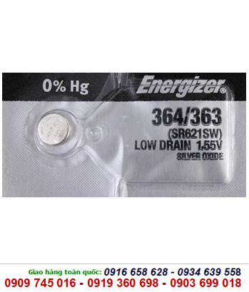 Energizer SR621W-Pin 364, Pin 1,55v Silver Oxide Energizer 364, SR621SW
